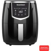 Resim RossClean Cook Fresh 5,5l Dijital Airfryer Fritöz 