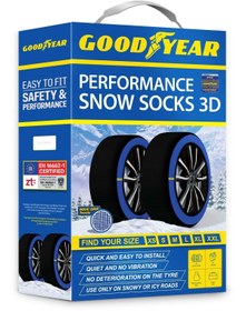 Resim Goodyear 235/40 R19 Uyumlu Large 19''inch Kar Çorabı (hediyeli) 