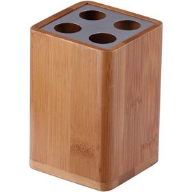 Resim Lorin Bambu Diş Fırçalık Bej 