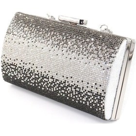 Resim Keeba Taşlı Siyah Abiye Çanta. Clutch Siyah Taşlı Gece Çantası. Abiye Çanta Siyah. Siyah Abiye Çantası. Gümüş 