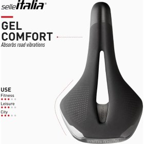 Resim Selle Italia St5 Flow Jelli Bisiklet Selesi 165X276MM L2 