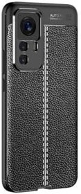 Resim Xiaomi Mi 12T Pro Kılıf Deri Görünümlü Slim Silikon ile uyumlu 