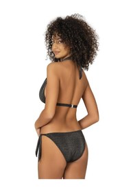 Resim Endeep Kadın Siyah Simli Yarım Dolgulu Bikini Takımı-siyah Siyah 