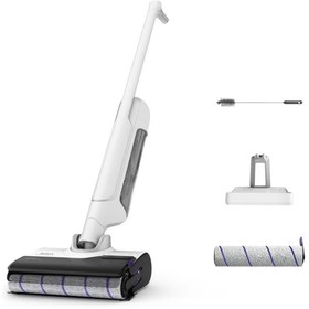 Resim Tefal X-Clean 10 Islak Sert Zemin Temizleyici Kablosuz Dikey Süpürge-Kendini Temizler Kurutur - İlave Rulo 