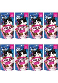 Resim Felix Party Mix Karışık Piknik Lezzetler Kedi Ödülü 8 x 60 Gr 