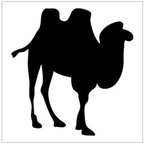 Resim Deve Folyo Sticker 130cm Uzunluk Karışık Renkli 