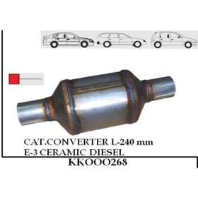 Resim NESS EXHAUST SYSTEMS Katalitik Konvektör /cat.converter 