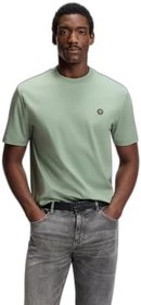 Resim Erkek%100 Pamuklu Yuvarlak Yakalı Kısa Kollu Bej1 T-Shirt 50555844-286 