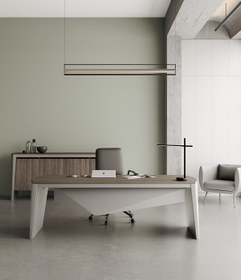 Resim Loft Ofis ve Büro Yönetici Makam Takımı - 200 cm 