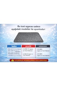 Resim Beko Bkk 2197 Tg Tost Makinesi Plate Plaka Izgara Yüzeyi 9197061217 