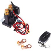 Resim 12v 500a Araba Uzaktan Kumanda Rölesi Döner Anahtar Kesimi, Stil: 1 X Uzaktan Kumanda İle 