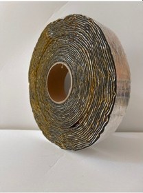 Resim Alüminyum Kaplı 3Mm Kauçuk Sünger Bant Isı Ses Titreşim 50Mmx10Mt (535546604) 