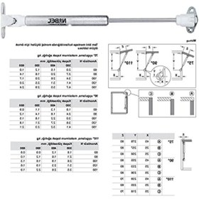 Resim markentegra 27 cm Gazlı Piston Amortisör Kapak Hidroliği (80N) - 2 Adet 