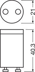 Resim Osram Substitube T8 Led Starter 