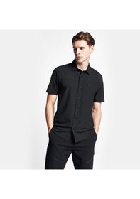 Resim Lescon 25y-1052 Erkek Outdoor Kısa Kol Gömlek-7896 Siyah 
