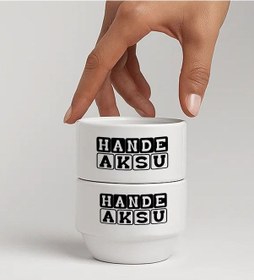 Resim Bk Gift Kişiye Özel İsimli 2li Çerezlik Kase-8 Yeni Ev Hediyesi Önerileri, Misafir Sunum Ürünü, Çay Yanı Kase Kobitmeyencom34793 Bk Gift 