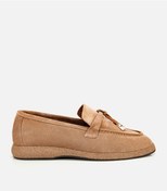 Resim Hotiç Kadın Süet Deri Vizon Gold Aksesuarlı Klasik Loafer 01ayh313260a450 VIZON 