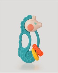 Resim Denizatı Diş Kaşıyıcı & Çıngırak-turkuaz 