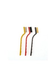 Resim 3'lü Tel Fırça - Renkli - 16 Cm 10'lu Set 