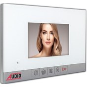 Resim Audıo 001180 Bus Plus 4.3"görüntülü Diafon Mekanik Butonlu Beyaz Şase 