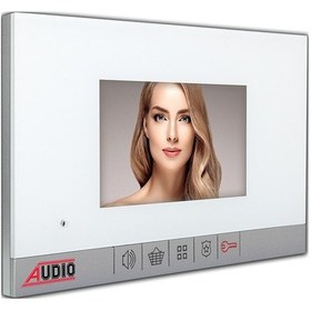 Resim Audıo 001180 Bus Plus 4.3"görüntülü Diafon Mekanik Butonlu Beyaz Şase 