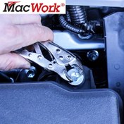 Resim 4.5 İnç Mini Ağır Hizmet Pense - Ergonomik Tutuşlu Çok Fonksiyonlu Ayarlanabilir Kilitleme Pense, Sıkı Alanlar İçin Manuel El Aracı, Otomotiv ve DIY Projeleri İçin Dayanıklı Metal Yapı, Otomotiv Araçları, Sağlam Araç Dizaynı, Sağlam Yapı 