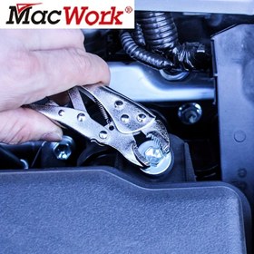 Resim 4.5 İnç Mini Ağır Hizmet Pense - Ergonomik Tutuşlu Çok Fonksiyonlu Ayarlanabilir Kilitleme Pense, Sıkı Alanlar İçin Manuel El Aracı, Otomotiv ve DIY Projeleri İçin Dayanıklı Metal Yapı, Otomotiv Araçları, Sağlam Araç Dizaynı, Sağlam Yapı 