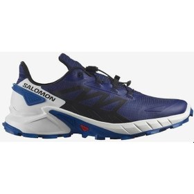 Resim Salomon 473157 Supercross 4 Blue Print/Black/Lapis Blue Erkek Outdoor Ayakkabı 001 