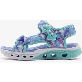 Resim Skechers Flutter Hearts Sandal-Blurry Love Büyük Kız Çocuk Lavanta/Açik Mavi Işıklı Sandalet 303110L Lvaq 