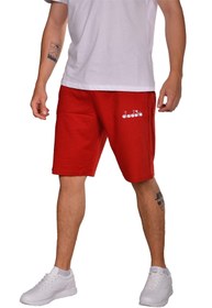 Resim Diadora Mesa - Pamuklu Kırmızı Spor Şort - Mesa 
