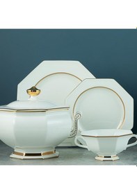 Resim Evaliza Prizma Gold 60 Parça Yemek Takımı Diğer 