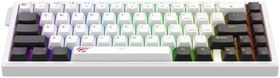 Resim Havit Gamenote KB900L RGB Aydınlatmalı Manyetik Switch Mekanik Oyuncu Klavyesi - 67 Tuş - Hot Swappable - Beyaz 