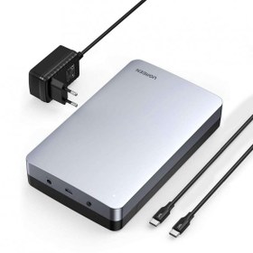 Resim Ugreen USB-C Alüminyum 3.5” / 2.5” UASP Destekli SATA SSD HDD Taşınabilir Disk Kutusu Ugreen