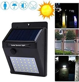 Resim TechnoSmart 1Adet 30 Ledli Solar Bahçe Aydınlatma Lamba Dış Mekan Güneş Enerjili 