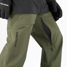 Resim Salomon Force 3l Pant Erkek Yeşil Kayak Pantolonu 