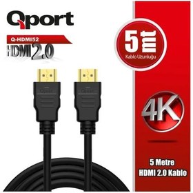 Resim QPORT Q-HDMI52 5,0m HDMI KABLO.2.0 4K 