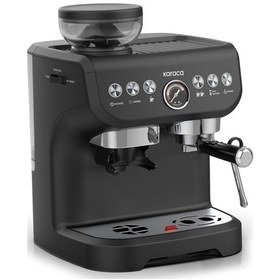 Resim Karaca Coffee Art 2 L Barista Öğütücü + Süt Köpürtücü+ 15 Bar Basınçlı Espresso Kahve Makinesi 