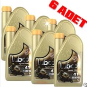 Resim LUBCO New Yeni Model 4t 15w40 1 Litre X 6 Adet Motosiklet Yağı Ü.t 2023 