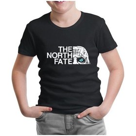 Resim The North Fate Siyah Çocuk Tshirt 