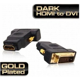 Resim Dark DVI-I 24+5 Pin to HDMI V1.4 (Dişi) Altın Uçlu, 4K Ultra HD, Dönüştürücü (DK-HD-AFHDMIXMDVI25) 