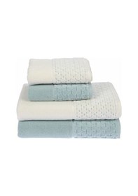 Resim Özdilek Adria Best Set Banyo Takımı Krem/k.mint-mint Çok Renkli 