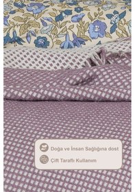 Resim Elart Carlos Tv Battaniyesi Waffle Pamuklu 130x170 Cm Mor Mor 