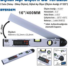 Resim Bts 12471 Ld-sxjd01 Dijital Açı Ölçer N11.2339 