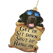 Resim Suntek Köpek Araba Süsleme Oto İç Sallantılı Hayvan 