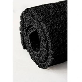Resim Karmaşık Paspas Siyah Kıvırcık Paspas (En 120CM Boy Istenilen Her Ölçüde Kesilebilir) 