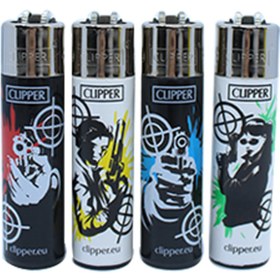 Resim Clipper Desenli Gazlı Çakmak Ajans2641520 