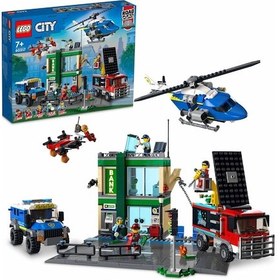 Resim LEGO® City 60317 Bankada Polis Takibi 915 Parça 