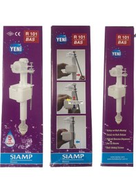 Resim Tema Siamp Rezervuar İç Takım 101 Bas Flatör Alttan Su Girişli 3/ Beyaz 