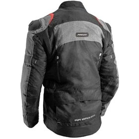 Resim Motoanl Motosiklet Montu Uzun Model 4 Mevsim Full Korumalı Maxdura Kumaş Aırbag Toruıng Mont Gri 