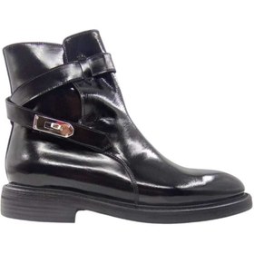 Resim Oneka Shoes Erkek Günlük Çizme Nikel Kilit tokalı siyah açma 420525ÇYT1743 